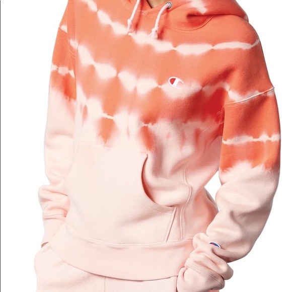 champion streak dye hoodie